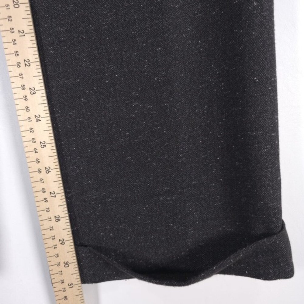 SANDRO Sportswear Rayon‎ Blend Straight Wide Suit Trousers Pants Slacks Size 10 - Picture 6 of 11